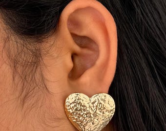 Golden Heart Bliss Earrings ❤️✨