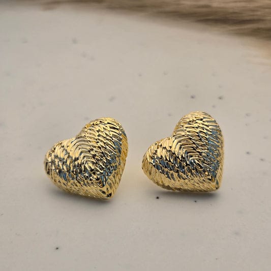 Golden Heart Bliss Earrings ❤️✨