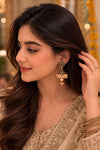 Gold Plated Royal Princess Jhumka Earrings for Women & Girls
