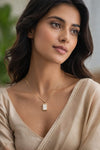 Elegant White Stone Pendant
