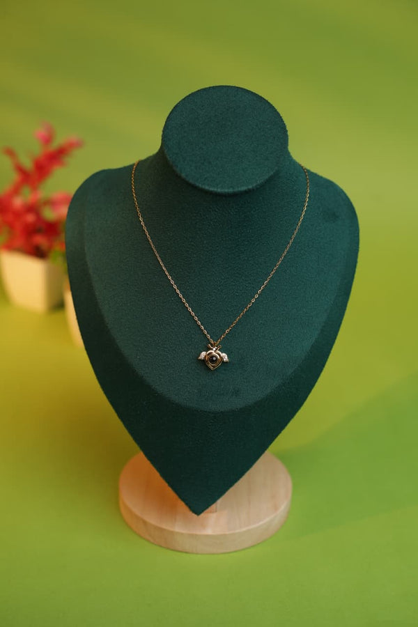 Royal Crown Heart Pendant