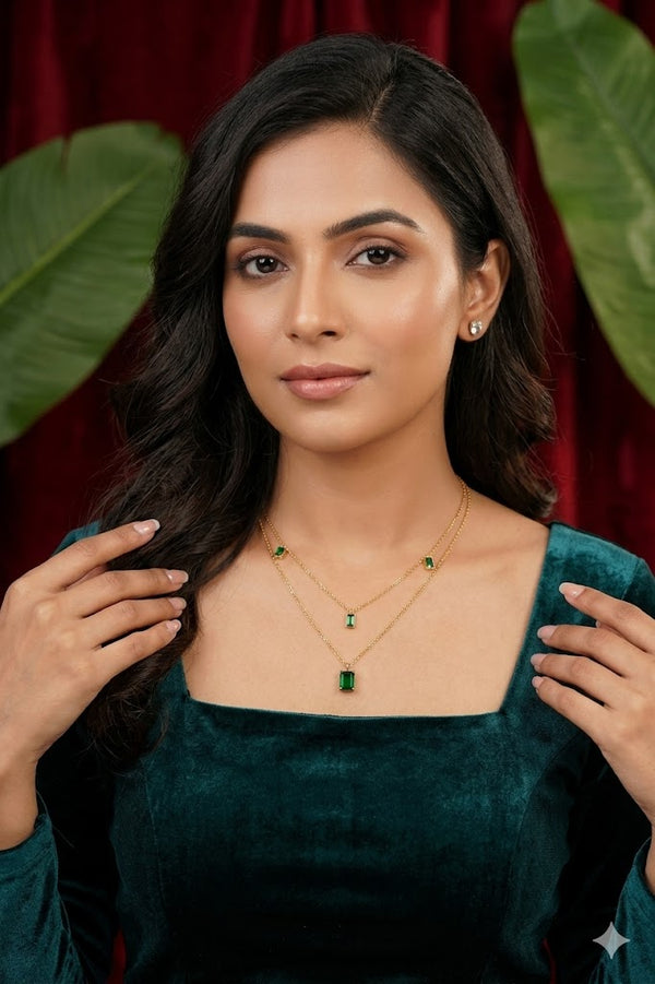 Double Layer Green Charm