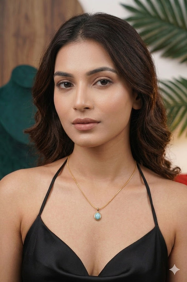 Sky Blue Stone Pendant