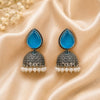 Blue Drop Pearl Jhumka