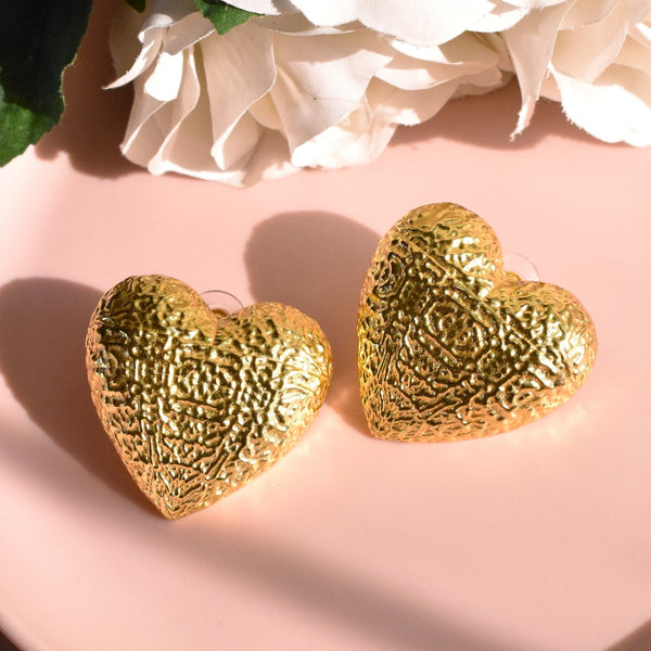 Golden Heart Bliss Earrings ❤️✨