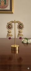 Classic Rajasthani Style Pearl Jhumka Earrings