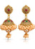 Gold Plated Royal Princess Jhumka Earrings for Women & Girls
