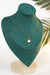 Minimal pearl gold pendant