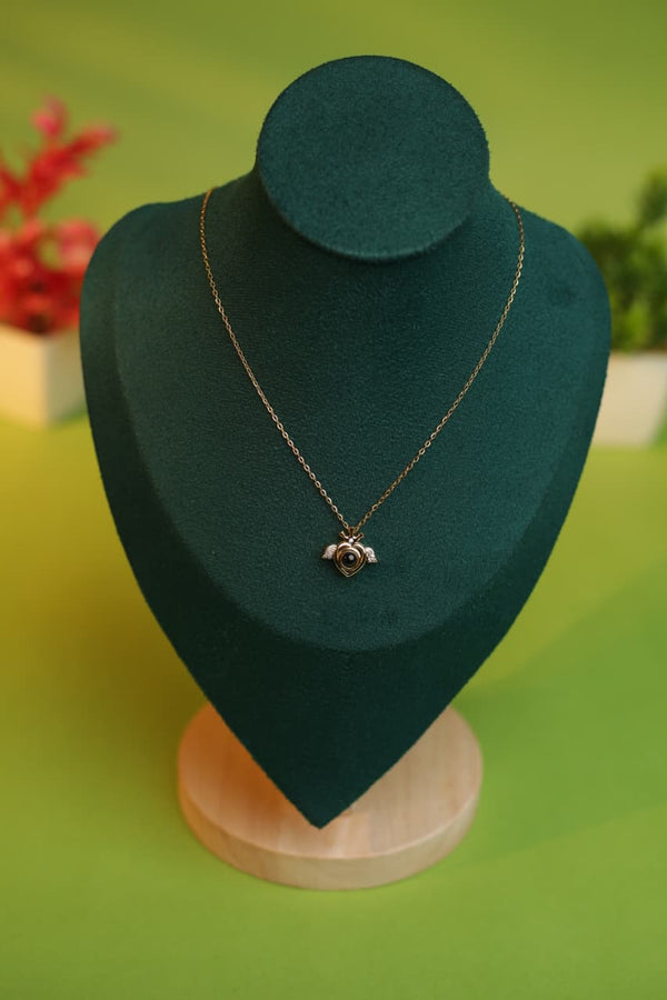 Royal Crown Heart Pendant
