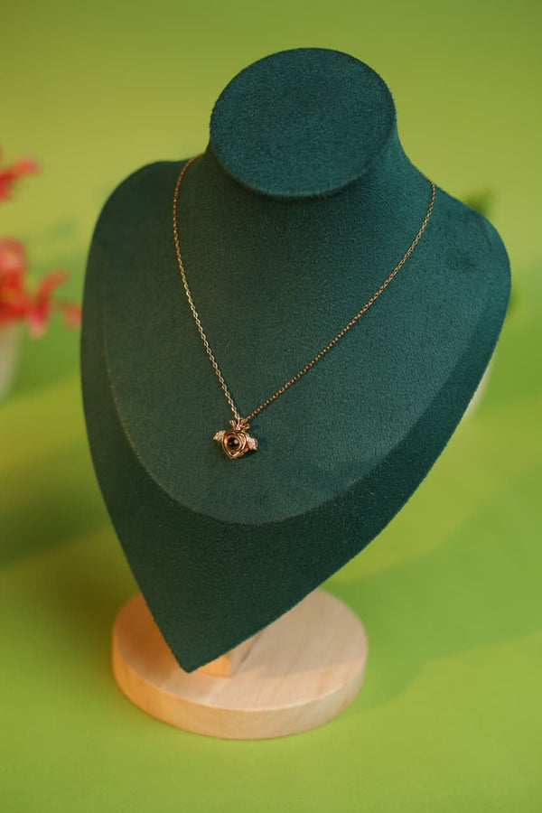 Royal Crown Heart Pendant