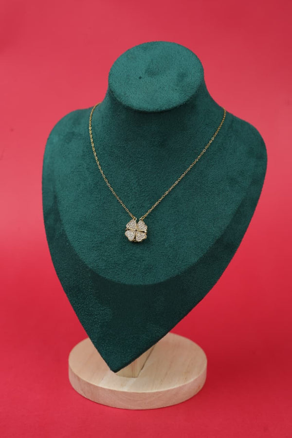 Crystal Clover Pendant