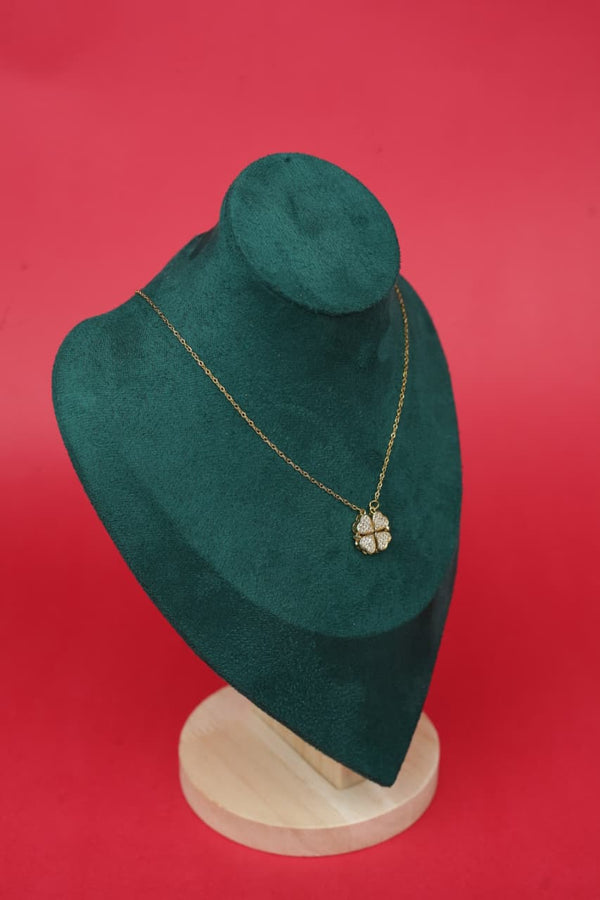 Crystal Clover Pendant