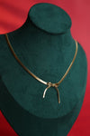 Golden Bow Choker
